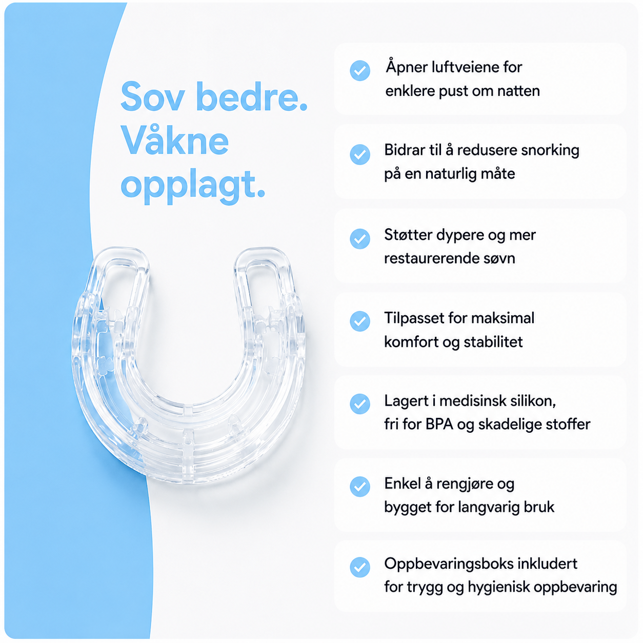 Snoozly Nordic Munnskinne